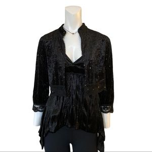 Vintage 90’s Velvet Two Piece Set